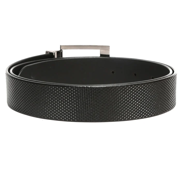 Men's Diamond Print Vegetable Tanned Genuine Leather Belt