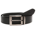 Men's Shrunken Print Vegetable Tanned Genuine Leather Belt
