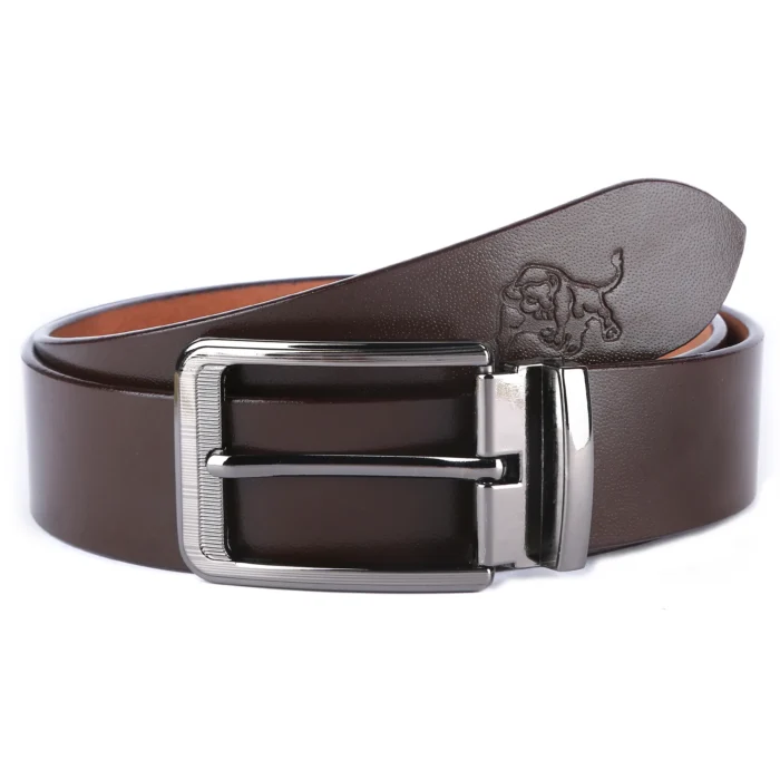 Men's Pin Hole Vegetable Tanned Genuine Leather Belt