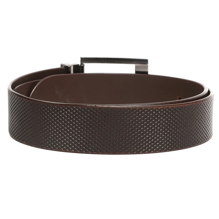Men's Diamond Vegetable Tanned Genuine Leather Belt