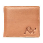 TAN BIFOLD LEATHER WALLET